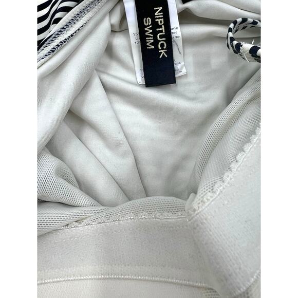 Nip Tuck Womens Beach Sorrento Stripe Joanne Tummy Control Swimsuit Size 8 - Picture 10 of 11